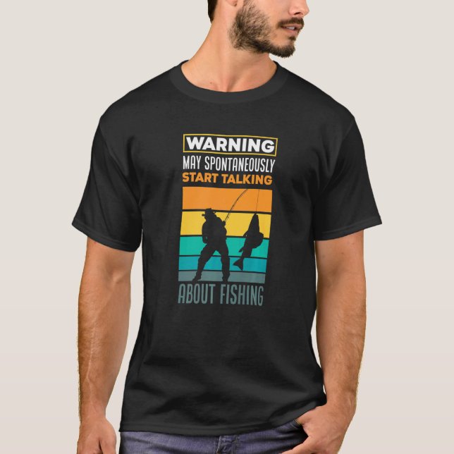 Fiskare Fisher Fiske _5 T Shirt (Framsida)