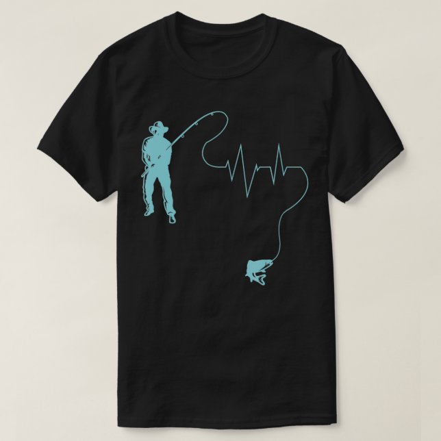 Fiskare Fiskare, trålning med tråldrag T Shirt (Design framsida)