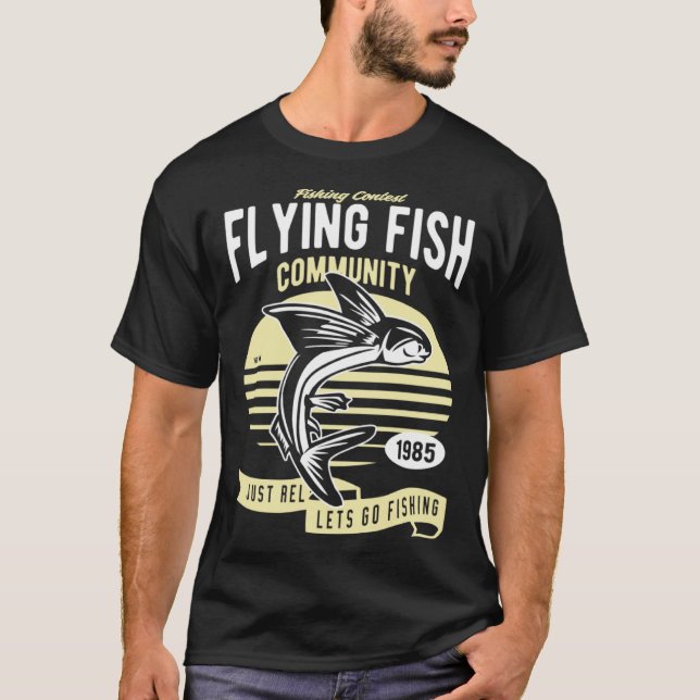 Fiskare Fiske Angler Sport  14 T Shirt (Framsida)