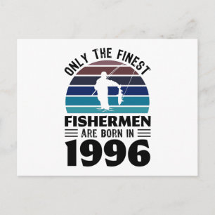 Fiskare födda 1996 30-årspresent Fiskegåvor Vykort