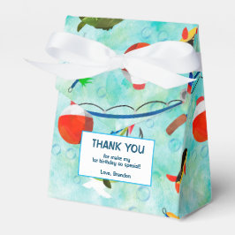 Fiskare födelsedag för borta fiske presentaskar