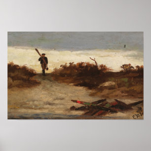 Fiskare från Vatten (1886) Edward Mitchell Poster