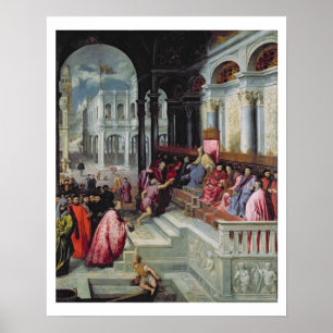 Fiskare Ge Ring till Venedigs Doge Poster