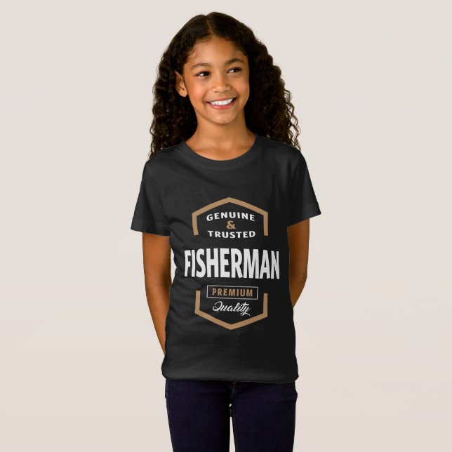 Fiskare | Gift-idéer Tee (Hel framsida)