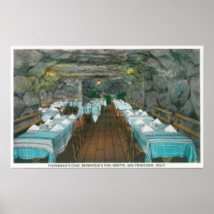 Fiskare grotta, Brensteins Grotto Poster