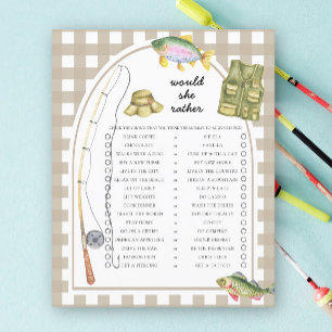 Fiskare Hon Vill Hellre Baby Shower Spel