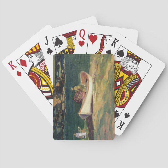 Fiskare i Cape Elizabeth (Maine, USA) Casinokort (Baksidan)