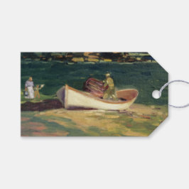 Fiskare i Cape Elizabeth (Maine, USA) Presentetikett