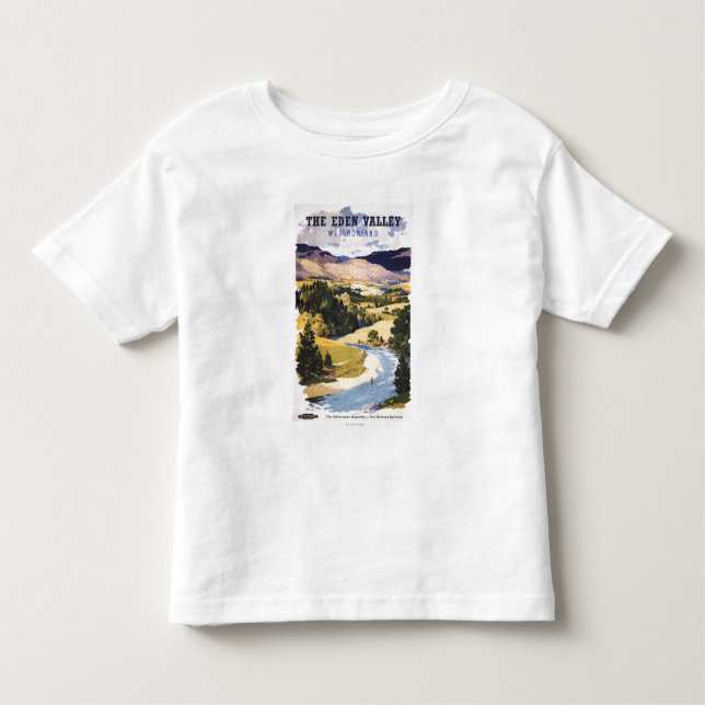 Fiskare i den Eden dalen Tee Shirt (Framsida)