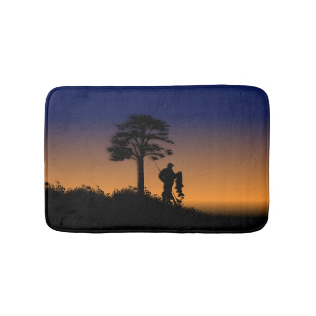 Fiskare i Dusk Badrumsmatta (Framsidan)