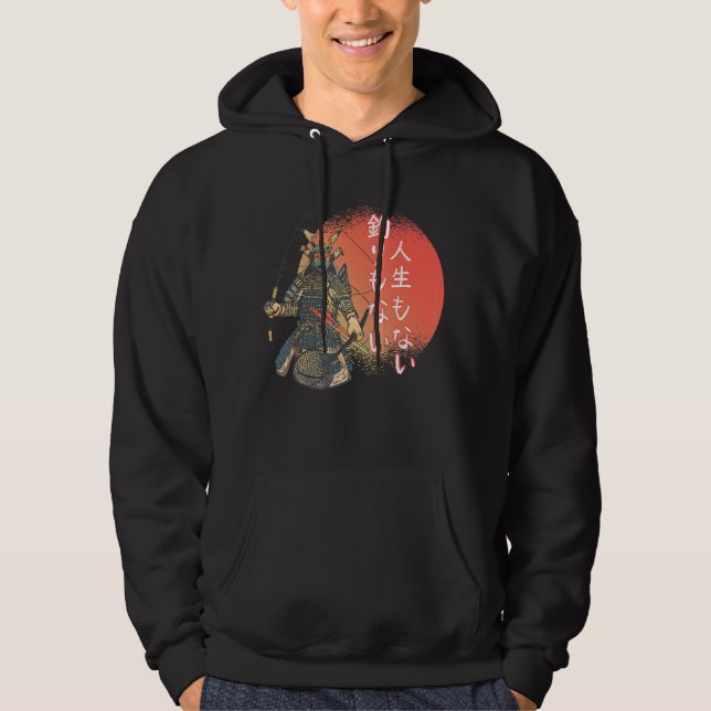 Fiskare i fisketrutin hoodie (Framsida)