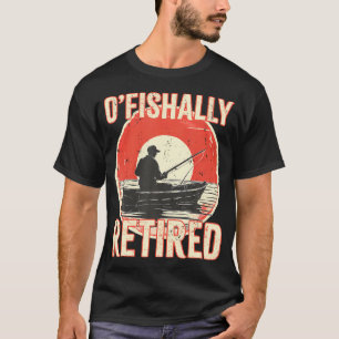 Fiskare i havs, pensionerad Shirt Fisherman Pappa T