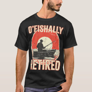 Fiskare i havs, pensionerad Shirt Fisherman Pappa T