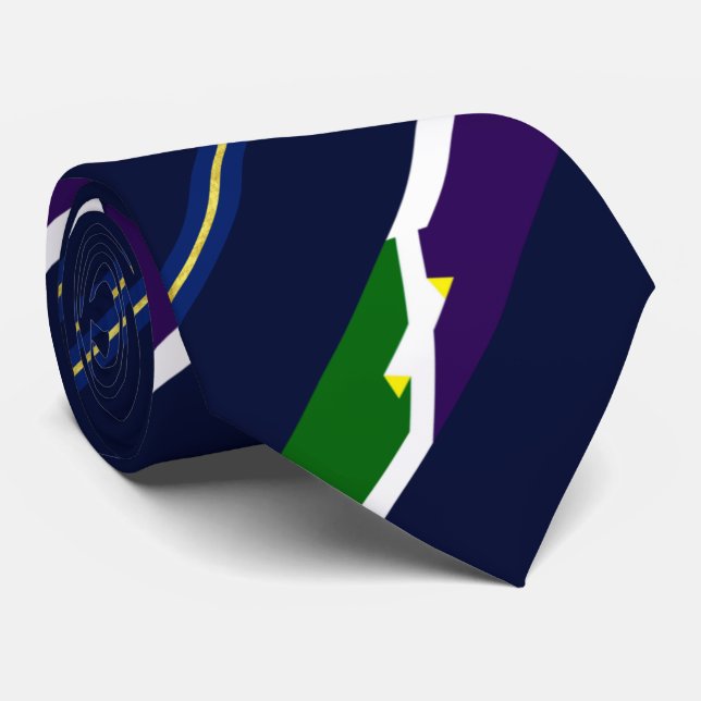 Fiskare i Indiana-flagga Neck Tie Slips (Rullad)