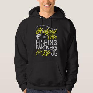 Fiskare i make och maka till livfiskare hoodie