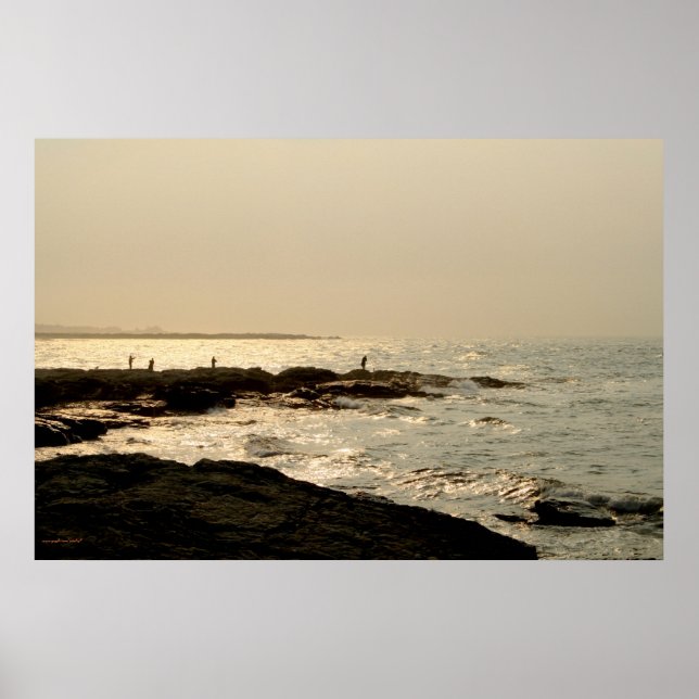 Fiskare i Newport-fotografi poster (Framsidan)