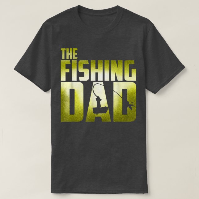 Fiskare i Pappa Flygfisket Fiskare  T Shirt (Design framsida)