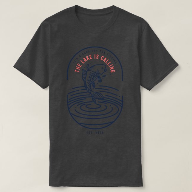 Fiskare i sjö 1 t shirt (Design framsida)