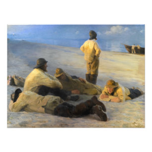 Fiskare i Skagenstranden av Peder Severin Kroyer Fototryck