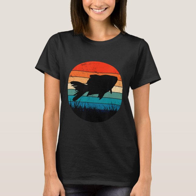 Fiskare i Tanken för fisk T Shirt (Framsida)