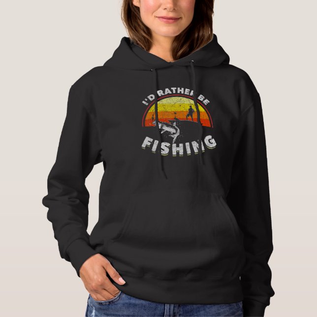 Fiskare-ID:t i stället för Retro-fiske T Shirt (Framsida)