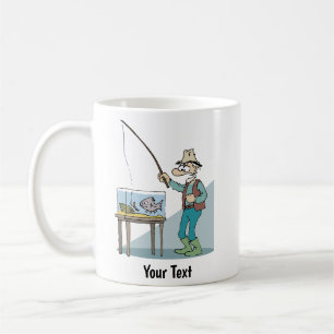 Fiskare kaffemugg