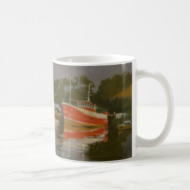 Fiskare kaj Salcombe 2 Kaffemugg (Höger)