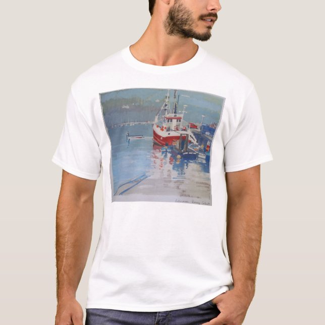 Fiskare kaj Salcombe Tröja (Framsida)