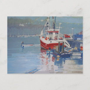 Fiskare kaj Salcombe Vykort