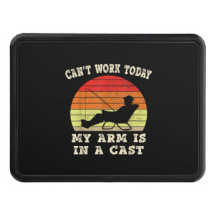 Fiskare kan inte arbeta idag. Min Arm är i skjul Dragkroksskydd