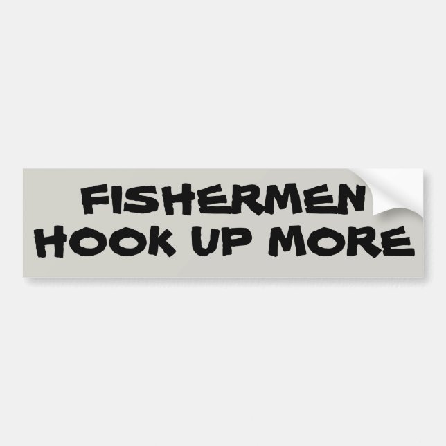 Fiskare Krok mer Bildekal (Framsidan)