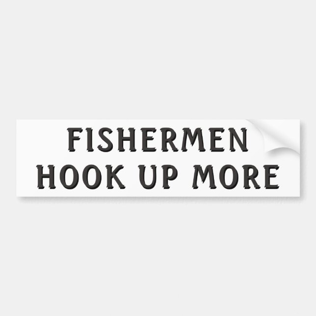 Fiskare Krok mer Bildekal (Framsidan)