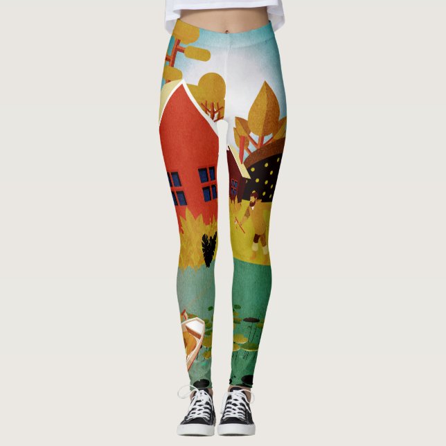 fiskare leggings (Framsida)
