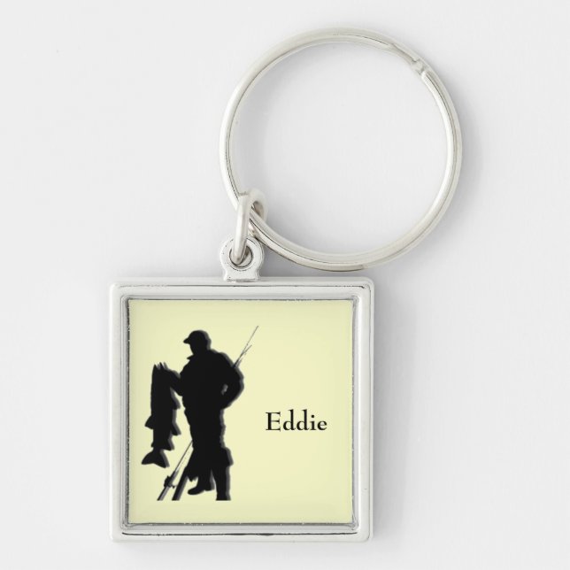 Fiskare Monogram Sport Nyckelring (Framsidan)