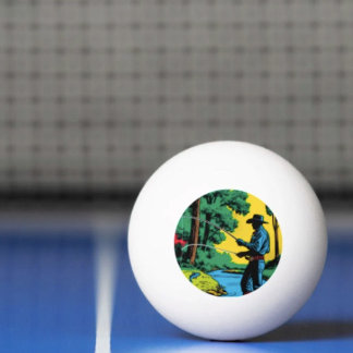 Fiskare på flodbanken  Pingis boll 