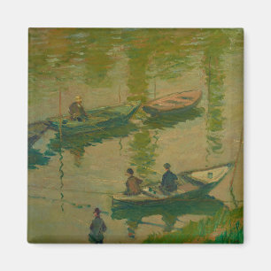 Fiskare på havet vid Poissy - Claude Monet - Magnet