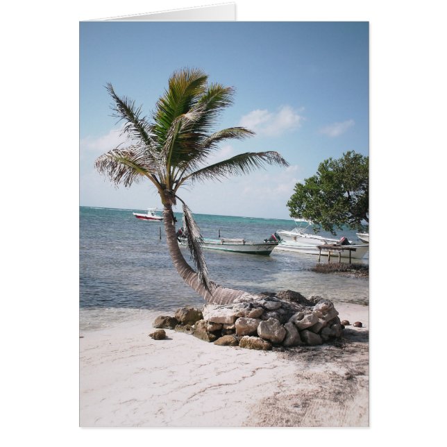 Fiskare paradis hälsningskort (Framsidan)