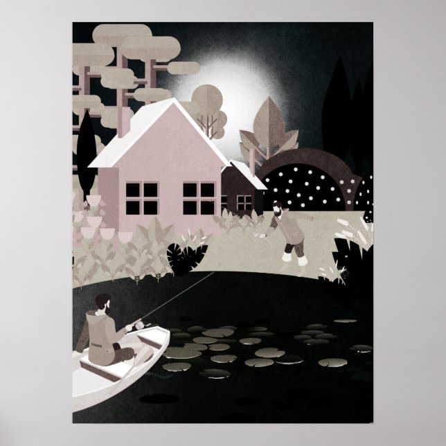 Fiskare Poster (Framsidan)