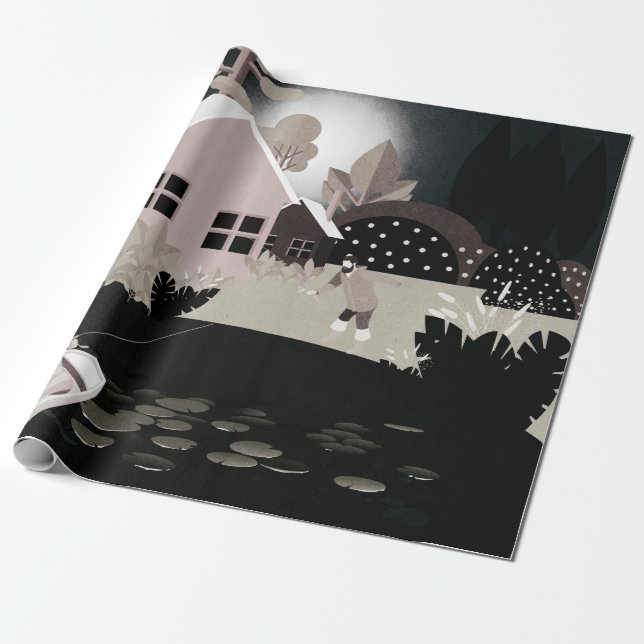 Fiskare Presentpapper (Utrullad)