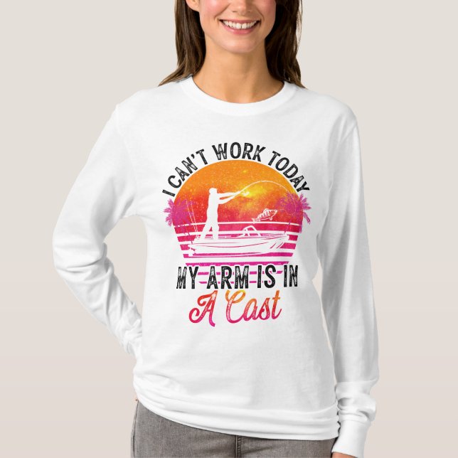 Fiskare Roligt Fiske T Shirt (Framsida)