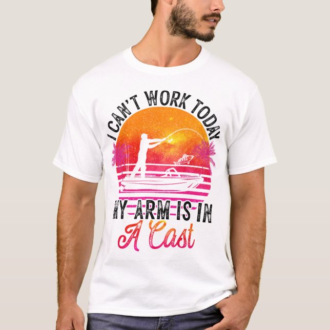Fiskare Roligt Fiske T Shirt (Framsida)