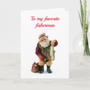FISKARE & SÄRSKILDA MÄNNISKOR HAR DECEMBER FÖDELSE HELGKORT