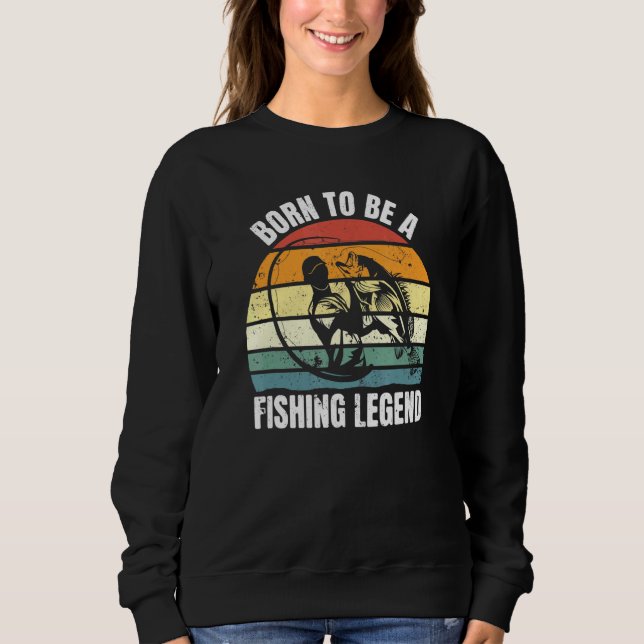 Fiskare som är född för att vara fiskedödare 2 t shirt (Framsida)