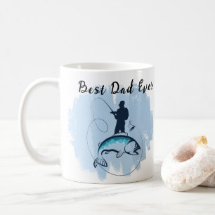 Fiskare som fångar stora fiskar bästa Pappa någons Kaffemugg