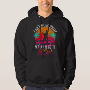 Fiskare som jag inte kan jobba i Arm i Roligt Hoodie