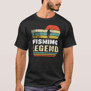 Fiskare som säger från fiske till fars dag för mig t shirt