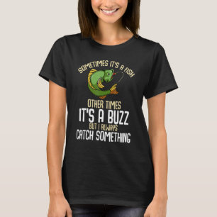 Fiskare Spinning Frakt Fiske efter Humor Jokes Boa T Shirt