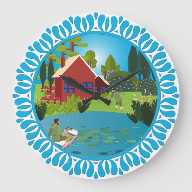 Fiskare Stor Klocka (Framsida)