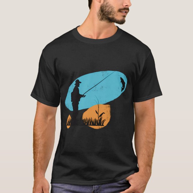 fiskare t shirt (Framsida)