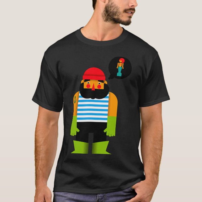 Fiskare T Shirt (Framsida)